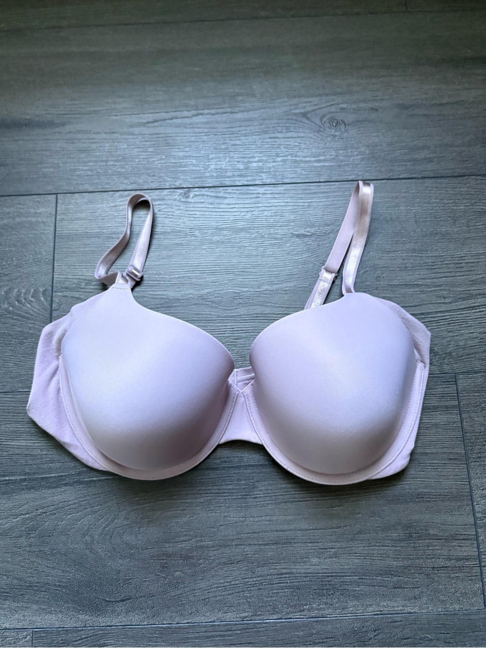 Warners No Side Effects Underarm-Smoothing Lightly Lined T-Shirt Bra Purple 34D